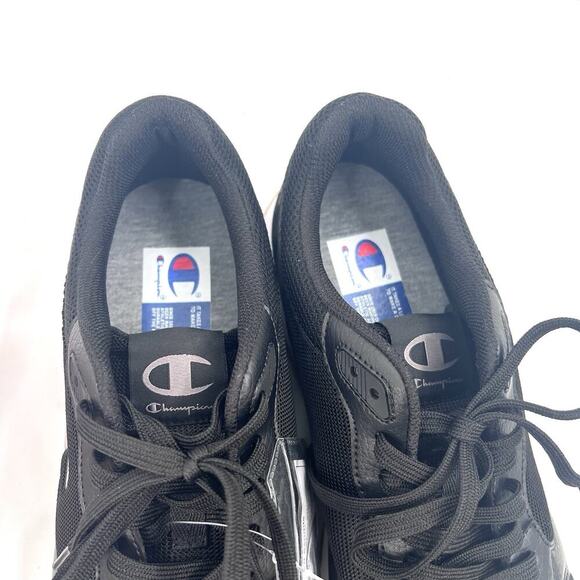 Champion Replay Dash Logo Sneakers Mens Size 11 Black / White - NEW - Picture 5 of 7